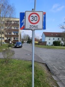Foto: Verkehrschild falsch angebracht 